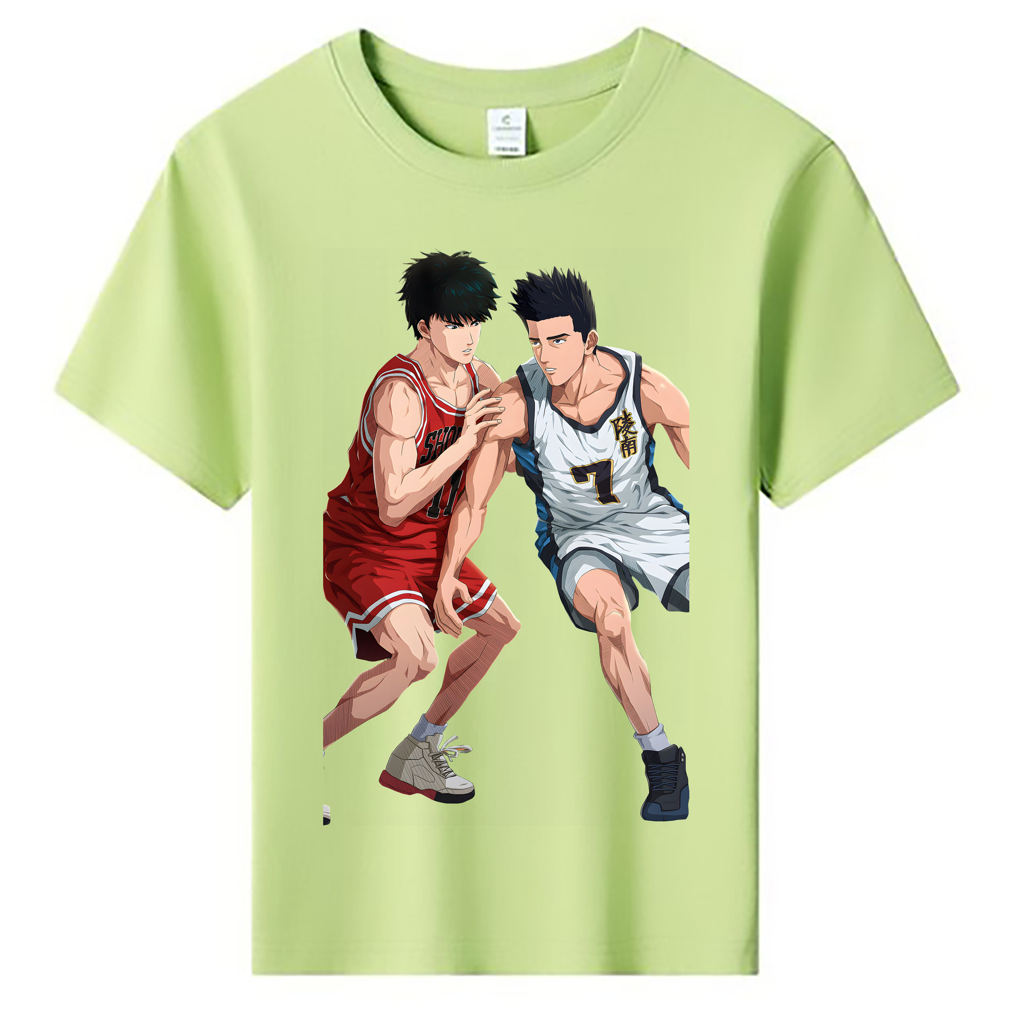 （画像用） SLAM DUNK／スラムダンク 綿100％キッズTシャツ（フロントプリント）